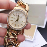 Michael Kors Nini Quartz Crystals Rose Gold Dial Rose Go Watch For Women - MK3236 Authentic Buy Shop Now