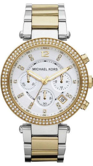 Michael Kors Parker White Dial Two Tone Steel Strap Watch for Women - MK5626 Authentic Buy Shop Now