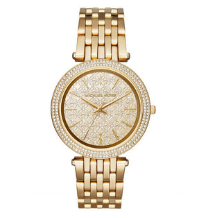 Michael Kors Darci Gold Dial Gold Steel Strap Watch for Women - MK3398 Authentic Buy Shop Now