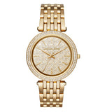 Michael Kors Darci Gold Dial Gold Steel Strap Watch for Women - MK3398 Authentic Buy Shop Now