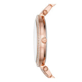 Michael Kors Darci Rose Gold Dial Two Tone Steel Strap Watch for Women - MK4327 Authentic Buy Shop Now