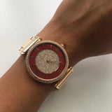 Michael Kors Catlin Quartz Rose Gold Dial Rose Gold Steel Strap Watch For Women - MK3412 Authentic Buy Shop Now