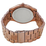 Michael Kors Runway Quartz Brown Dial Brown Steel Strap Watch For Women - MK3418 Authentic Buy Shop Now
