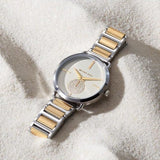 Michael Kors Silver Dial Two Tone Steel Strap Watch for Women - MK3679 Authentic Buy Shop Now