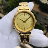 Michael Kors Cinthia Quartz Gold Dial Gold Steel Strap Watch For Women - MK3681 Authentic Buy Shop Now