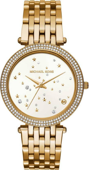 Michael Kors Darci White Dial Gold Steel Strap Watch for Women - MK3727 Authentic Buy Shop Now