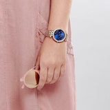 Michael Kors Darci Blue Dial Rose Gold Steel Strap Watch for Women - MK3728 Authentic Buy Shop Now