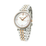 Michael Kors Cinthia Mother of Pearl Dial Two Tone Steel Strap Watch For Women - MK3831 Authentic Buy Shop Now
