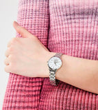 Michael Kors Portia Quartz Silver Dial Silver Steel Strap Watch For Women - MK3837 Authentic Buy Shop Now