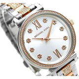 Michael Kors Sophie Chronograph Silver Dial Two Tone Steel Strap Watch For Women - MK3880 Authentic Buy Shop Now