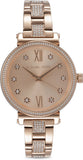 Michael Kors Sofie Quartz Rose Gold Dial Rose Gold Steel Strap Watch For Women - MK3882 Authentic Buy Shop Now