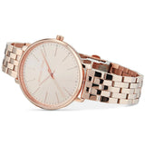 Michael Kors Pyper Three-Hand Rose Gold Dial Rose Gold Steel Strap Watch For Women - MK3897 Authentic Buy Shop Now
