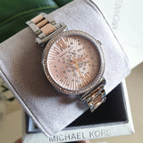 Michael Kors Sofie Quartz Rose Gold Dial Two Tone Steel Strap Watch For Women - MK3972 Authentic Buy Shop Now