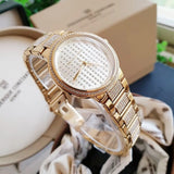 Michael Kors Gabbi Crystals Gold Dial Gold Steel Strap Watch For Women - MK3985 Authentic Buy Shop Now