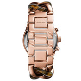 Michael Kors Runway Rose Gold Dial Two Tone Steel Strap Watch for Women - MK4269 Authentic Buy Shop Now