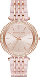 Michael Kors Darci Rose Gold Dial Two Tone Steel Strap Watch for Women - MK4327 Authentic Buy Shop Now