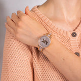 Michael Kors Sofie Quartz Crystals Crystals Rose Gold Dial Rose Gold Steel Strap Watch For Women - MK4336 Authentic Buy Shop Now