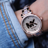 Michael Kors Sofie Quartz Crystals Crystals Rose Gold Dial Rose Gold Steel Strap Watch For Women - MK4336 Authentic Buy Shop Now