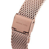 Michael Kors Pyper Quartz Rose Gold Dial Rose Gold Mesh Strap Watch For Women - MK4340 Authentic Buy Shop Now