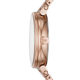 Michael Kors Sofie Quartz Rose Gold Dial Rose Gold Steel Strap Watch For Women - MK4354 Authentic Buy Shop Now