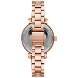Michael Kors Sofie Quartz Rose Gold Dial Rose Gold Steel Strap Watch For Women - MK4354 Authentic Buy Shop Now