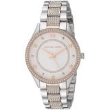 Michael Kors Lauryn Quartz White Dial Two Tone Steel Strap Watch For Women - MK4388 Authentic Buy Shop Now