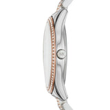 Michael Kors Lauryn Quartz White Dial Two Tone Steel Strap Watch For Women - MK4388 Authentic Buy Shop Now