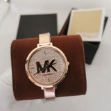 Michael Kors Charley Quartz Crystals Rose Gold Dial Rose Gold Steel Strap Watch For Women - MK4433 Authentic Buy Shop Now