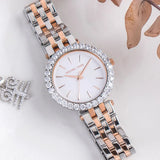 Michael Kors Darci Quartz Silver Dial Two Tone Steel Strap Watch For Women - MK4515 Authentic Buy Shop Now