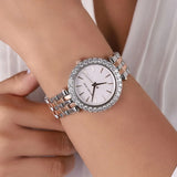 Michael Kors Darci Quartz Silver Dial Two Tone Steel Strap Watch For Women - MK4515 Authentic Buy Shop Now
