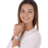 Michael Kors Darci Quartz Silver Dial Two Tone Steel Strap Watch For Women - MK4515 Authentic Buy Shop Now