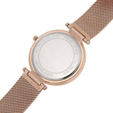 Michael Kors Darci Quartz Mother of Pearl White Dial Rose Gold Mesh Bracelet Watch For Women - MK4519 Authentic Buy Shop Now