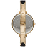 Michael Kors Jaryn Quartz Gold Dial Black Steel Strap Watch For Women - MK4544 Authentic Buy Shop Now
