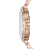 Michael Kors Jaryn Analog Rose Gold Dial Pink Steel Strap Watch For Women - MK4545 Authentic Buy Shop Now