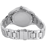 Michael Kors Liliane Three Hand Mother of Pearl White Dial Silver Steel Strap Watch For Women - MK4556 Authentic Buy Shop Now