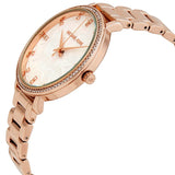 Michael Kors Pyper Three-Hand White Dial Rose Gold Steel Strap Watch For Women - MK4594 Authentic Buy Shop Now