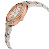 Michael Kors Abbey Three-Hand White Dial Two Tone Steel Strap Watch for Women - MK4616 Authentic Buy Shop Now