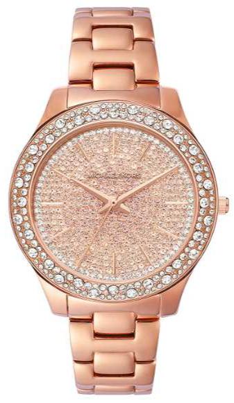 Michael Kors Liliane Three Hand Rose Gold Dial Rose Gold Steel Strap Watch For Women - MK4651 Authentic Buy Shop Now