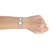 Michael Kors Sylvia Mother of Pearl Dial Silver Steel Strap Watch For Women - MK4657 Authentic Buy Shop Now
