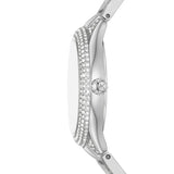Michael Kors Sylvia Mother of Pearl Dial Silver Steel Strap Watch For Women - MK4657 Authentic Buy Shop Now
