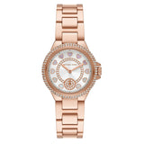 Michael Kors Camille Multifunction White Dial Rose Gold Steel Strap Watch For Women - MK4700 Authentic Buy Shop Now