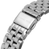 Michael Kors Harlowe Three-Hand Quartz Silver Dial Silver Steel Strap Watch For Women - MK4708 Authentic Buy Shop Now
