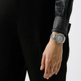 Michael Kors Harlowe Three-Hand Quartz Silver Dial Silver Steel Strap Watch For Women - MK4708 Authentic Buy Shop Now