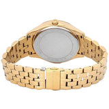 Michael Kors Harlowe Three-Hand Quartz Gold Dial Gold Steel Strap Watch For Women - MK4709 Authentic Buy Shop Now