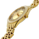 Michael Kors Harlowe Three-Hand Quartz Gold Dial Gold Steel Strap Watch For Women - MK4709 Authentic Buy Shop Now