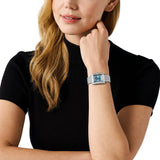 Michael Kors Emery Analog Three Hand Blue Dial Silver Steel Strap Watch for Women - MK4829 Authentic Buy Shop Now