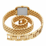 Michael Kors Emery Pave Double Wrap White Dial Gold Steel Strap Watch for Women - MK4833 Authentic Buy Shop Now