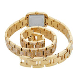 Michael Kors Emery Analog Crystals White Dial Gold Steel Strap Watch for Women - MK4835 Authentic Buy Shop Now