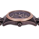 Michael Kors Lexington Three-Hand Brown Dial Brown Steel Strap Watch for Women - MK4844 Authentic Buy Shop Now