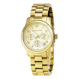 Michael Kors Runway Gold Dial Gold Stainless Steel Strap Watch for Women - MK5055 Authentic Buy Shop Now